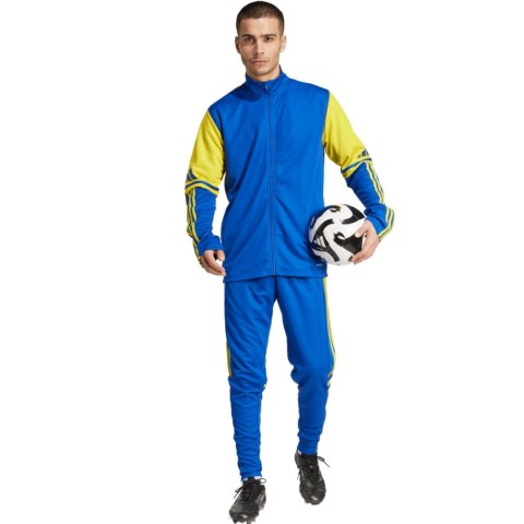 Spodnie męskie adidas Squadra 25 Training niebiesko-żółte JP3152 Spodnie męskie adidas Squadra 25 Training niebiesko-żółte JP3152
