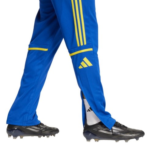 Spodnie męskie adidas Squadra 25 Training niebiesko-żółte JP3152 Spodnie męskie adidas Squadra 25 Training niebiesko-żółte JP3152