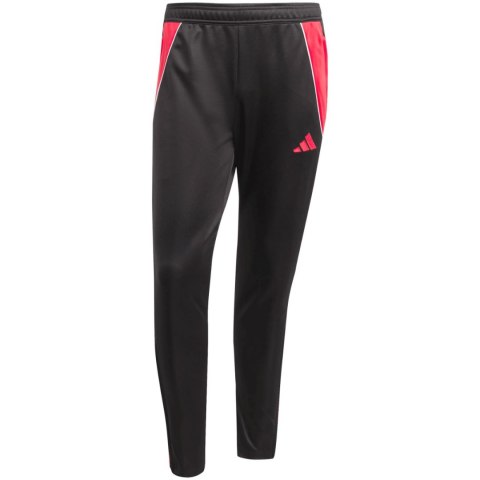 Spodnie męskie adidas Tiro 24 Slim Training czarno-czerwone JP2489 Spodnie męskie adidas Tiro 24 Slim Training czarno-czerwone JP2489