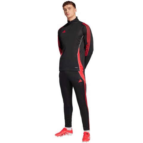 Spodnie męskie adidas Tiro 24 Slim Training czarno-czerwone JP2489 Spodnie męskie adidas Tiro 24 Slim Training czarno-czerwone JP2489