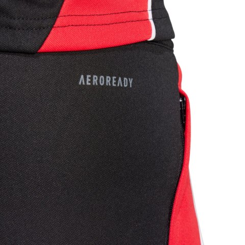 Spodnie męskie adidas Tiro 24 Slim Training czarno-czerwone JP2489 Spodnie męskie adidas Tiro 24 Slim Training czarno-czerwone JP2489