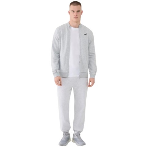 Bluza męska 4F M1463 chłodny jasny szary melanż 4FWMM00TSWSM1463 27M
