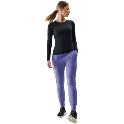 Koszulka damska 4F Longsleeve FNK F324 głęboka czerń 4FRSS25TFLOF324 20S Koszulka damska 4F Longsleeve FNK F324 głęboka czerń 4FRSS25TFLOF324 20S