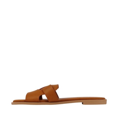Klapki damskie Lee Estill Slider Low brązowe 50251024 35A Klapki damskie Lee Estill Slider Low brązowe 50251024 35A