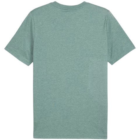 Koszulka męska Puma Ess No.1 Logo Heathear Tee zielona 682551 30