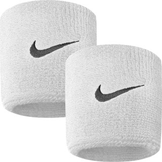 Frotki na nadgarstek Nike Swoosh białe 2 szt. NNN04101OS