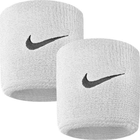 Frotki na nadgarstek Nike Swoosh białe 2 szt. NNN04101OS Frotki na nadgarstek Nike Swoosh białe 2 szt. NNN04101OS