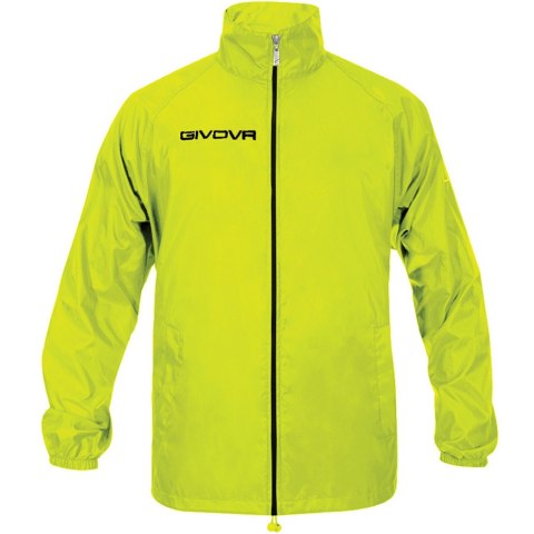 Kurtka Givova Rain Basico Fluo żółta RJ001 0019 Kurtka Givova Rain Basico Fluo żółta RJ001 0019