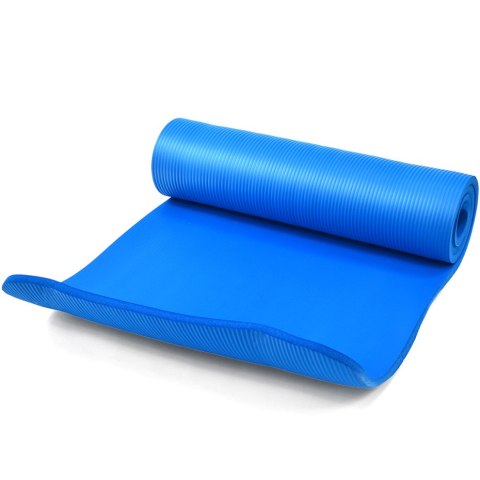 Mata Profit Fitness Pro NBR 180x60x1,5cm niebieska DK 2264 Mata Profit Fitness Pro NBR 180x60x1,5cm niebieska DK 2264