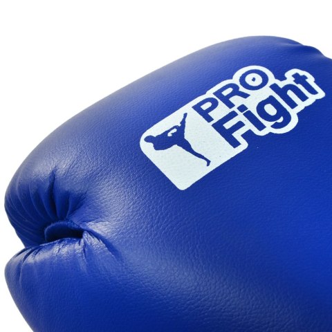 Rękawice bokserskie Profight PVC niebieskie