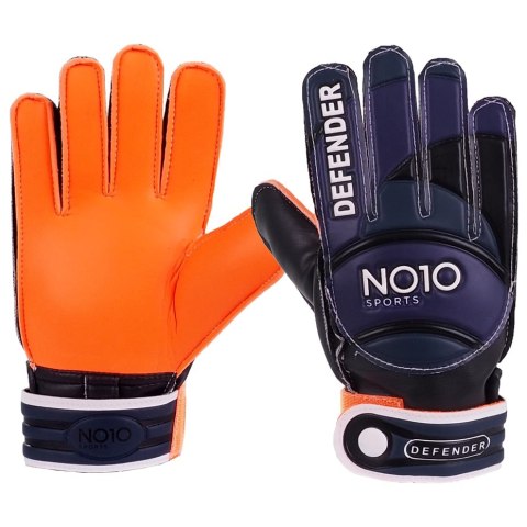 Rękawice bramkarskie NO10 Defender Blue/Orange 56093 Rękawice bramkarskie NO10 Defender Blue/Orange 56093