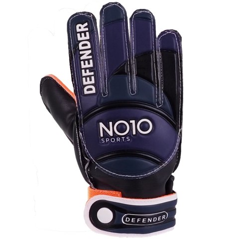 Rękawice bramkarskie NO10 Defender Blue/Orange 56093 Rękawice bramkarskie NO10 Defender Blue/Orange 56093