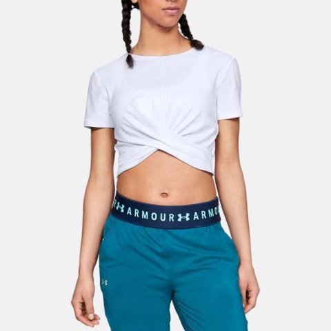 Koszulka UA Lightweight Lux Crop Tee 1305484 100 Koszulka UA Lightweight Lux Crop Tee 1305484 100