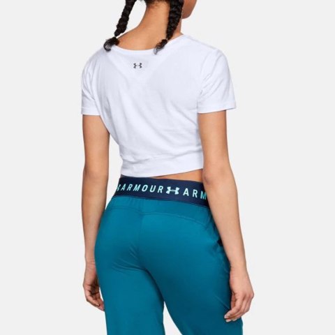Koszulka UA Lightweight Lux Crop Tee 1305484 100 Koszulka UA Lightweight Lux Crop Tee 1305484 100
