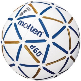 Piłka ręczna Molten H2D4000-BW D60 IHF Approved biało-niebiesko-złota