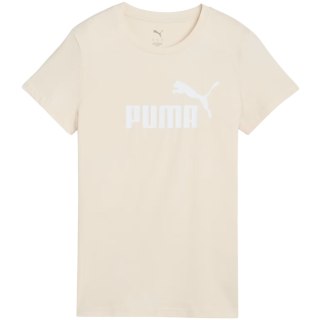 Koszulka damska Puma ESS No.1 Logo Tee beżowa 682371 87