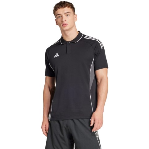 Koszulka męska adidas Tiro 25 Competition Polo czarna JY1804 Koszulka męska adidas Tiro 25 Competition Polo czarna JY1804