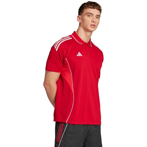 Koszulka męska adidas Tiro 25 Competition Polo czerwona JY1805 Koszulka męska adidas Tiro 25 Competition Polo czerwona JY1805