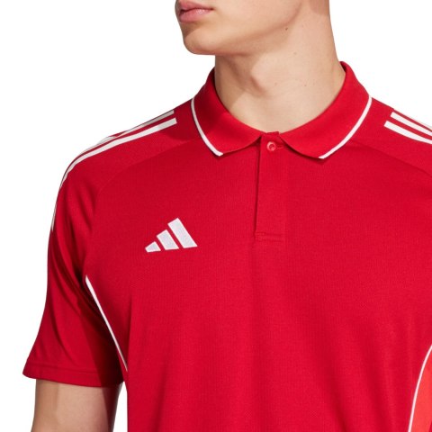 Koszulka męska adidas Tiro 25 Competition Polo czerwona JY1805 Koszulka męska adidas Tiro 25 Competition Polo czerwona JY1805
