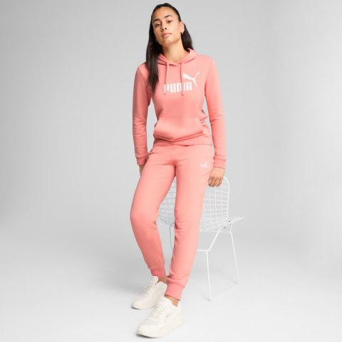 Bluza damska Puma ESS No.1 Logo Hoodie łososiowa 682391 18 Bluza damska Puma ESS No.1 Logo Hoodie łososiowa 682391 18