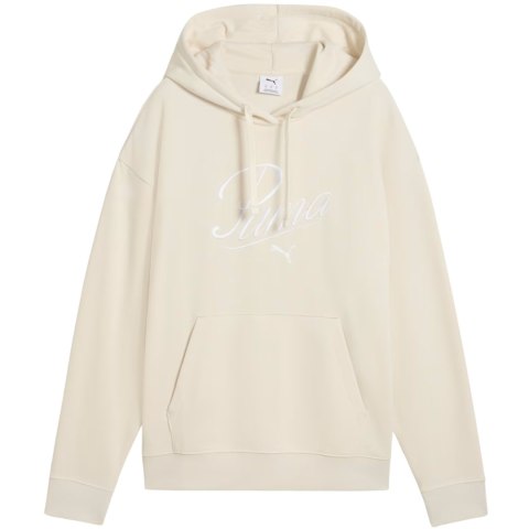 Bluza damska Puma Ess Script Comfort Hoodie kremowa 684983 87 Bluza damska Puma Ess Script Comfort Hoodie kremowa 684983 87