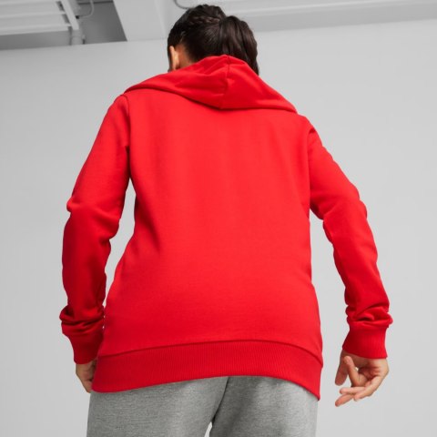 Bluza damska Puma Team Goal Casuals Hoody czerwona 658621 01