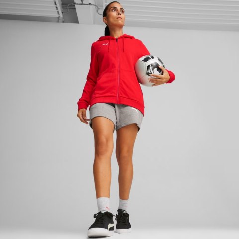 Bluza damska Puma Team Goal Casuals Hoody czerwona 658621 01
