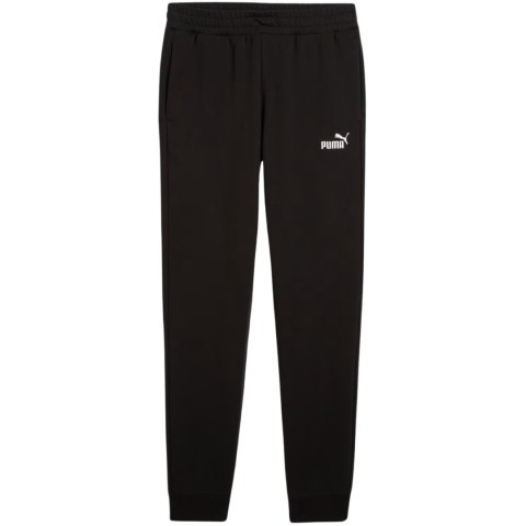 Spodnie męskie Puma Ess No.1 Logo Slim czarne 682644 01 Spodnie męskie Puma Ess No.1 Logo Slim czarne 682644 01
