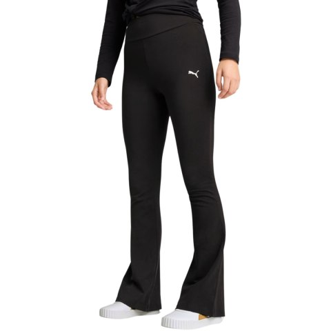 Legginsy damskie Puma Ess High-Waist Flared czarne 631542 01 Legginsy damskie Puma Ess High-Waist Flared czarne 631542 01