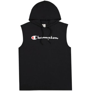 Koszulka męska Champion Hooded Tee czarna 220777 KK001