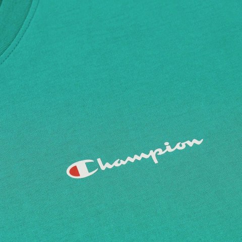 Koszulka męska Champion SS Tee zielona 220264 GS130