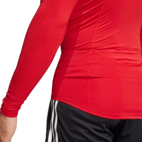 Koszulka męska adidas Techfit Long Sleeve Tee czerwona JP2926