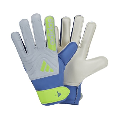 Rękawice bramkarskie dla dzieci adidas Copa Club Goalkeeper niebieskie JH3791 Rękawice bramkarskie dla dzieci adidas Copa Club Goalkeeper niebieskie JH3791
