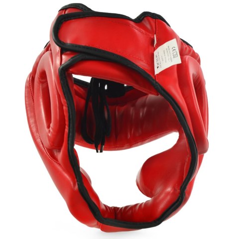 Kask bokserski Profight 705 PU czerwony senior Kask bokserski Profight 705 PU czerwony senior