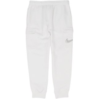 Spodnie męskie Nike Court Fleece Cargo białe DQ5477 100