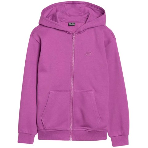 Bluza dla dziewczynki 4F F1853 ciemny fiolet 4FJWSS25TSWSF1853 50S