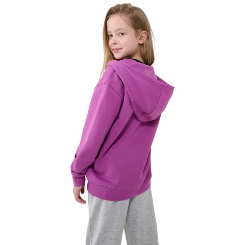 Bluza dla dziewczynki 4F F1853 ciemny fiolet 4FJWSS25TSWSF1853 50S