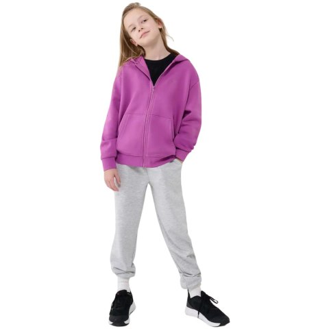 Bluza dla dziewczynki 4F F1853 ciemny fiolet 4FJWSS25TSWSF1853 50S