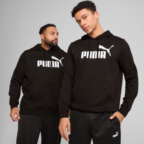 Bluza męska Puma ESS No.1 Logo Hoodie FL czarna 682570 01 Bluza męska Puma ESS No.1 Logo Hoodie FL czarna 682570 01