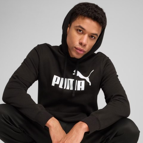 Bluza męska Puma ESS No.1 Logo Hoodie FL czarna 682570 01 Bluza męska Puma ESS No.1 Logo Hoodie FL czarna 682570 01