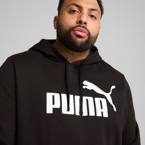 Bluza męska Puma ESS No.1 Logo Hoodie FL czarna 682570 01 Bluza męska Puma ESS No.1 Logo Hoodie FL czarna 682570 01