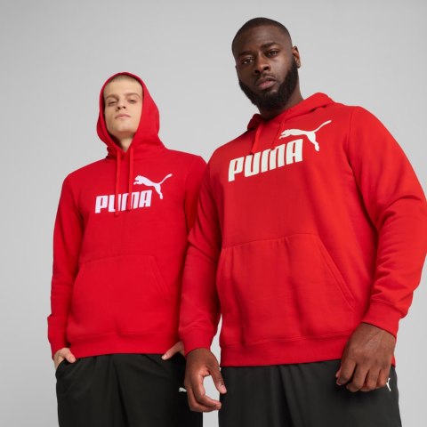 Bluza męska Puma ESS No.1 Logo Hoodie FL czerwona 682570 11 Bluza męska Puma ESS No.1 Logo Hoodie FL czerwona 682570 11