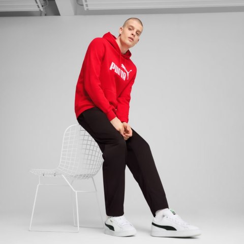 Bluza męska Puma ESS No.1 Logo Hoodie FL czerwona 682570 11 Bluza męska Puma ESS No.1 Logo Hoodie FL czerwona 682570 11