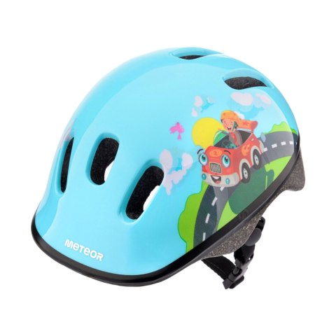 Kask rowerowy Meteor KS06 Firefighter rozm. S 48-52 cm 17441 Kask rowerowy Meteor KS06 Firefighter rozm. S 48-52 cm 17441
