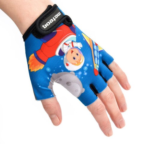Rękawiczki rowerowe dla dzieci Meteor Space Jr 26175-26176-26177 Rękawiczki rowerowe dla dzieci Meteor Space Jr 26175-26176-26177