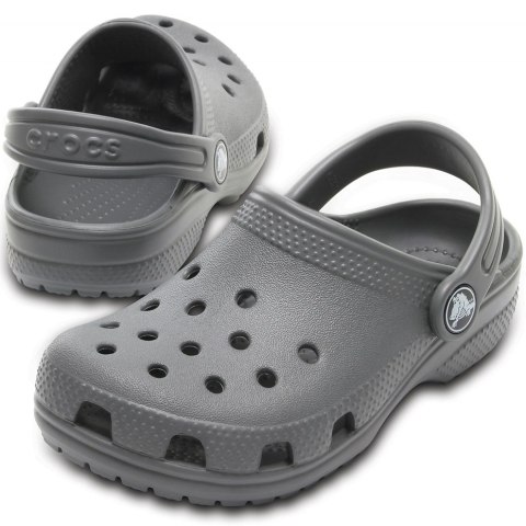 Chodaki dla dzieci Crocs Crocband Classic Clog K Kids szare 204536 0DA