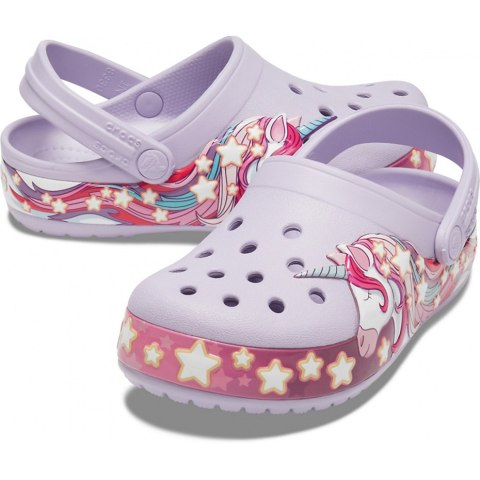 Chodaki dla dzieci Crocs FunLab Unicorn Band Cg K fioletowe 206270 530 Chodaki dla dzieci Crocs FunLab Unicorn Band Cg K fioletowe 206270 530