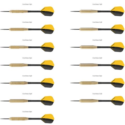 Harrows Rzutki Steeltip Club Brass 23g Harrows Rzutki Steeltip Club Brass 23g