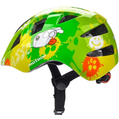 Kask Meteor PNY11 rozm. S 43-48 cm Dogs zielony 25228 Kask Meteor PNY11 rozm. S 43-48 cm Dogs zielony 25228