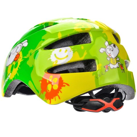 Kask Meteor PNY11 rozm. S 43-48 cm Dogs zielony 25228 Kask Meteor PNY11 rozm. S 43-48 cm Dogs zielony 25228